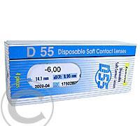 Kontaktní čočky měkké D 55&nbsp -6,00D/8,90 mm 6 ks